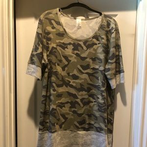 Ladies Camo shirt! Never worn!
